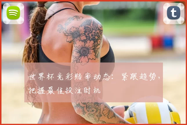 世界杯竞彩赔率动态：紧跟趋势，把握最佳投注时机