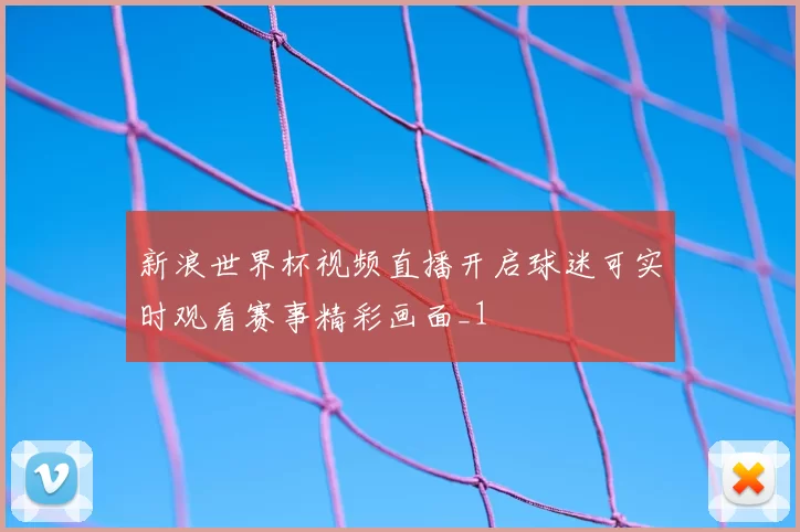 新浪世界杯视频直播开启球迷可实时观看赛事精彩画面_1